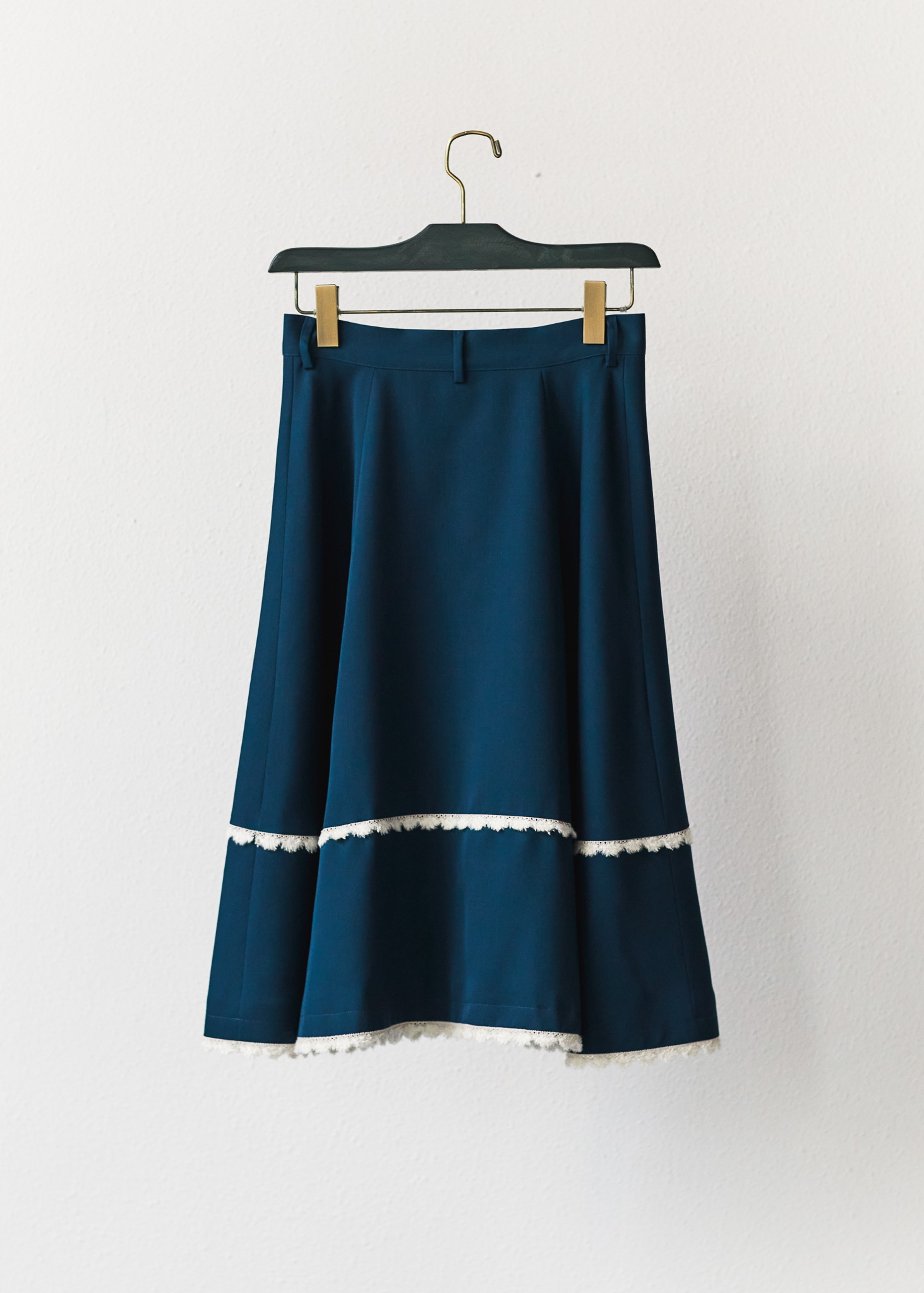 Between Acts FW26 LACE-TRIM SKIRT back view