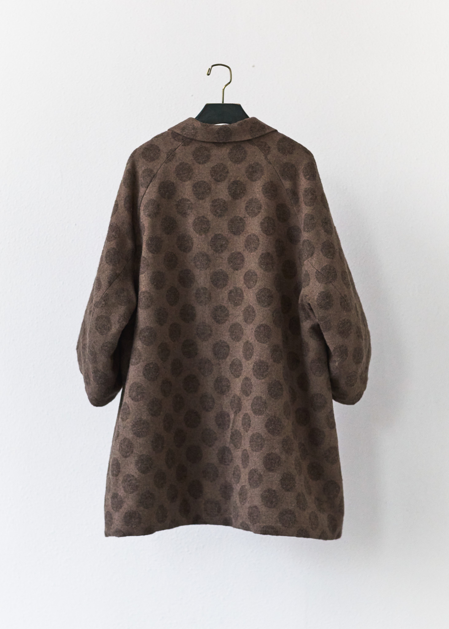 Between Acts FW26 DRAWSTRING COAT back view